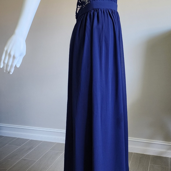 Saved by the Dress Blue Long Gown - Picture 9 of 16